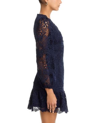 Scallop Lace Mini Dress -Exclusive