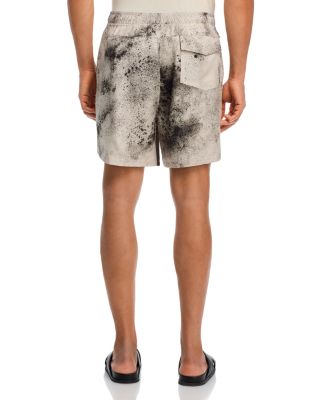 Drawstring Splatter Walking Shorts - Exclusive 