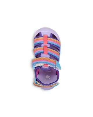 Girls' Wilder II Lavender Rainbow Sandals - Toddler