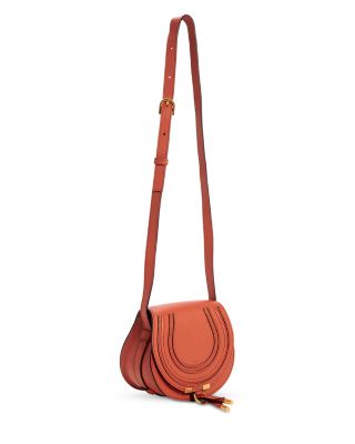 Marcie Small Leather Saddle Bag