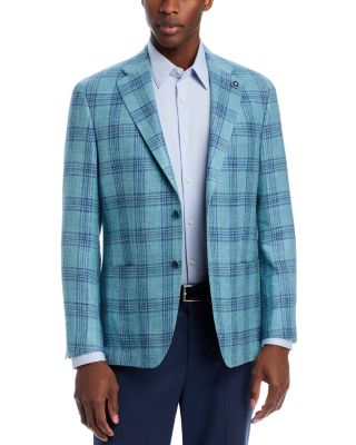 Classic Fit Plaid Sport Coat