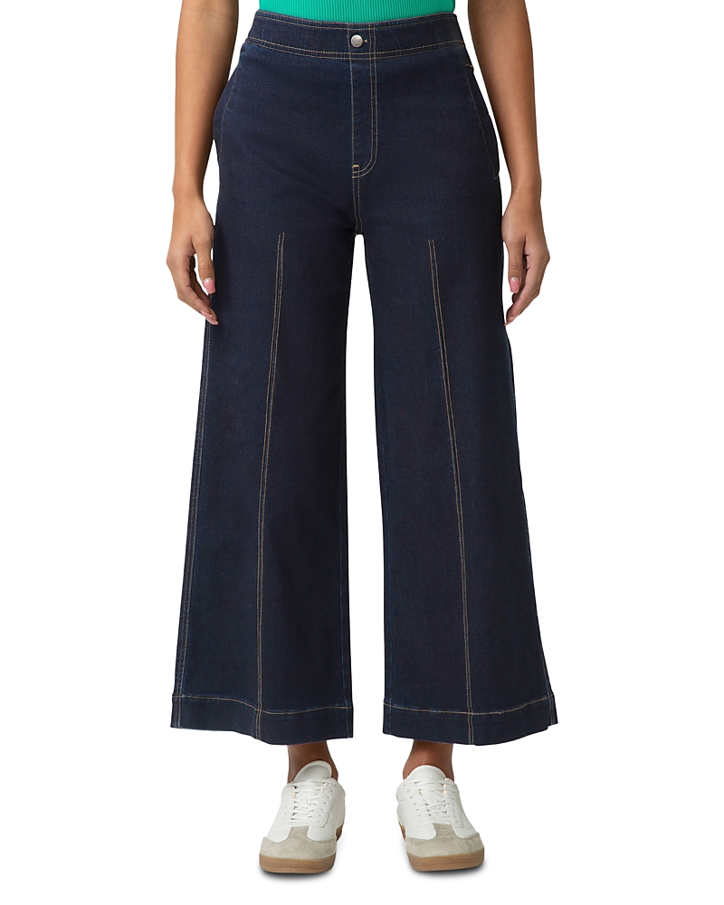 Hue Fine Lines Denim Crop Jeans