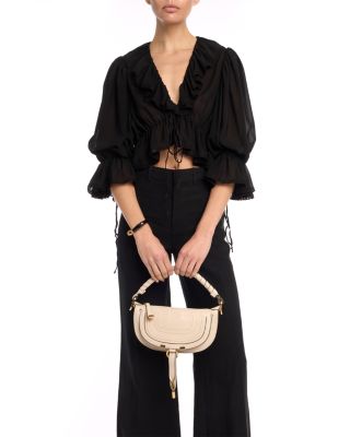 Marcie Mini Leather Crossbody Bag