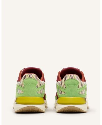  Unisex JLA Sneakers in Mesh and Metallic Leather