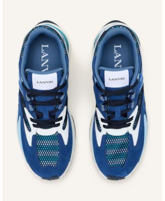  Unisex JLA Sneakers in Mesh and Metallic Leather