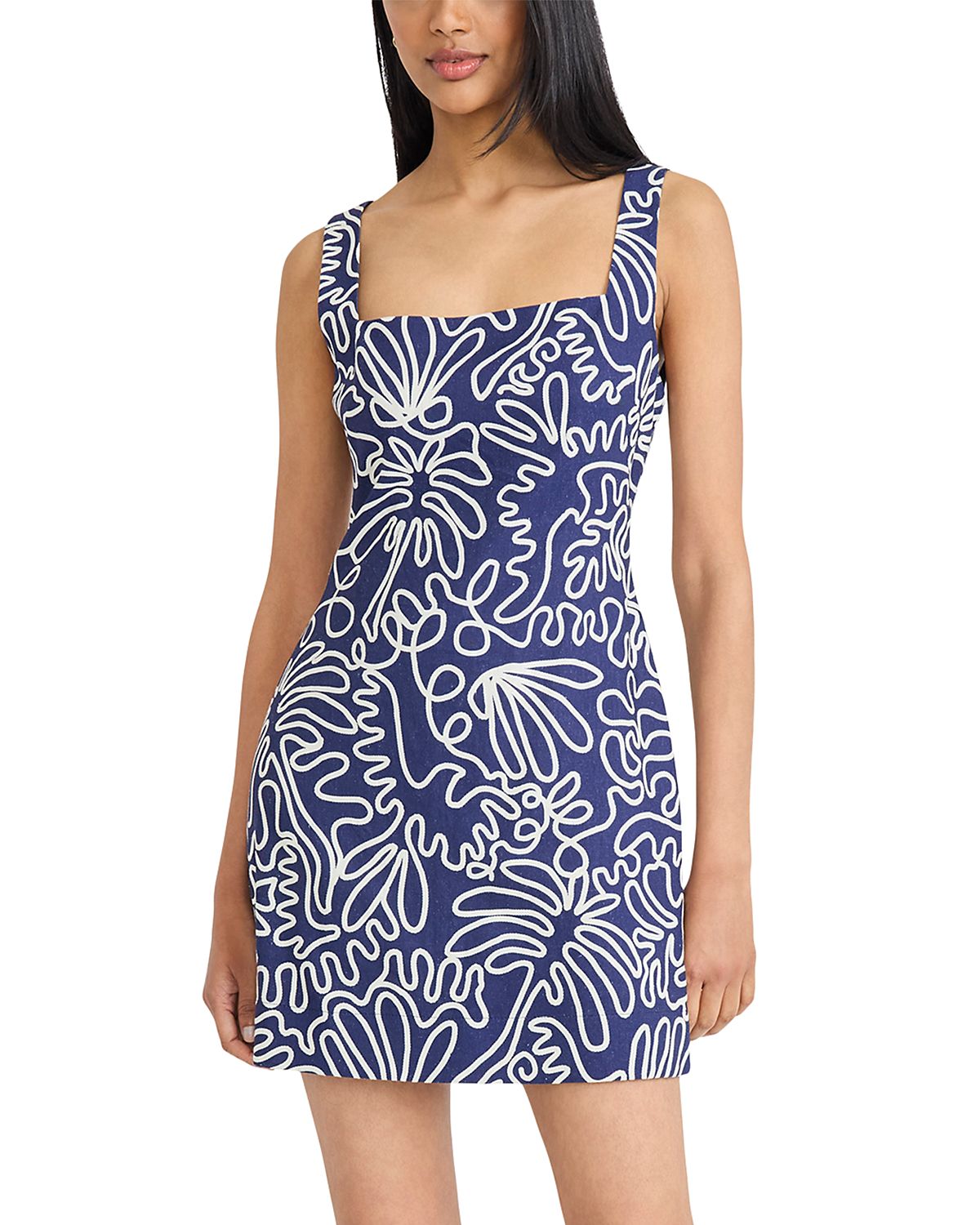 The Good Journey Square Neck Mini Dress