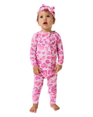 Girls' Love Leopard Convertible One Piece Coverall - Baby