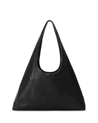 Pike Medium Leather Hobo Bag