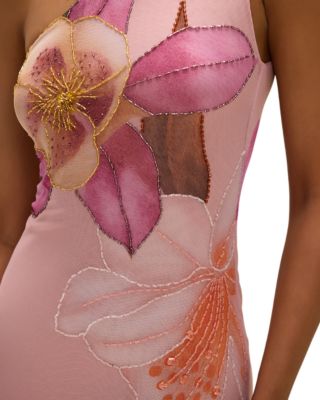 Sirena Embellished One Shoulder Dress