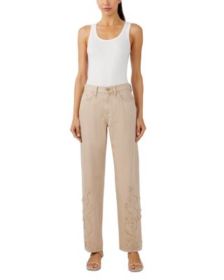 Birkin Mid Rise Straight Jeans in Ranchero Coco Mousse