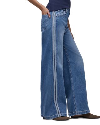 Jodie High Rise Loose Fit Wide Leg Jeans in National
