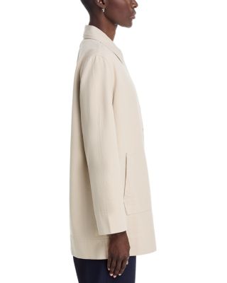 Garment Dyed Utility Classic Collar Long Jacket