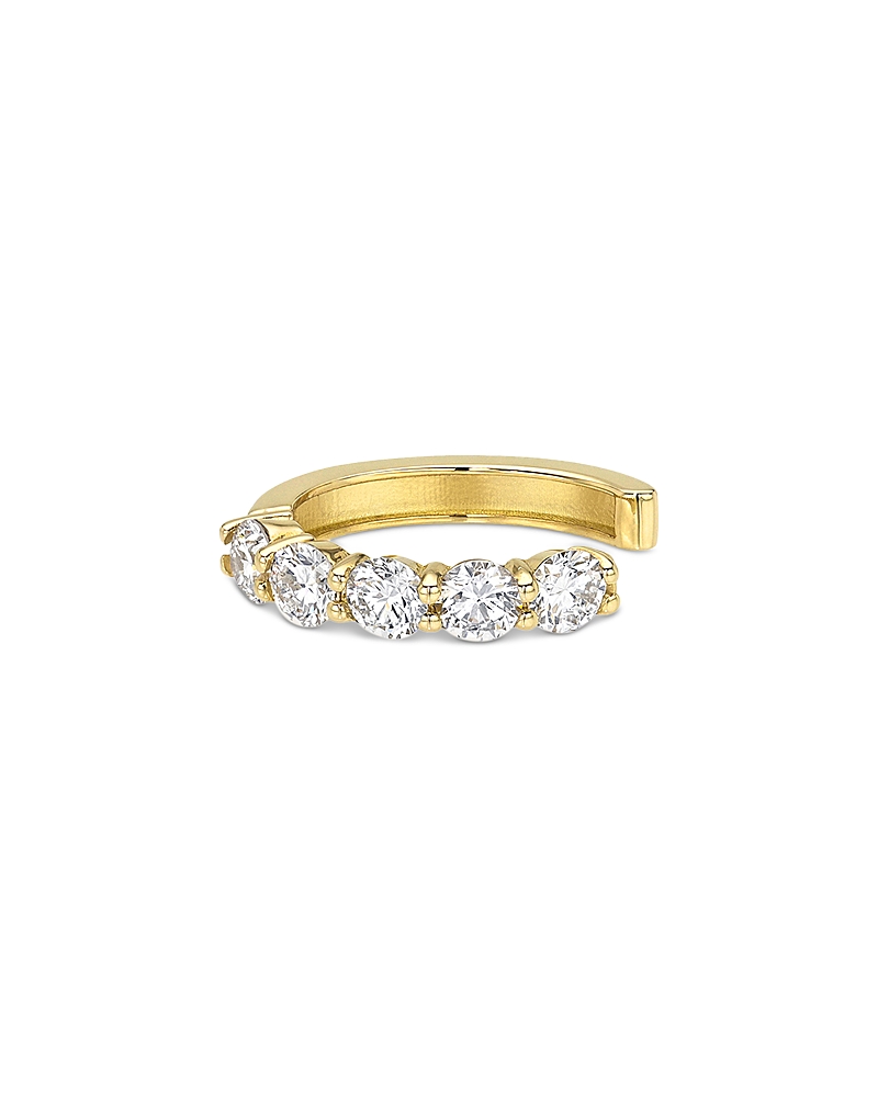 Zoe Lev 14K Yellow Gold Lab Grown Diamond Ear Cuff