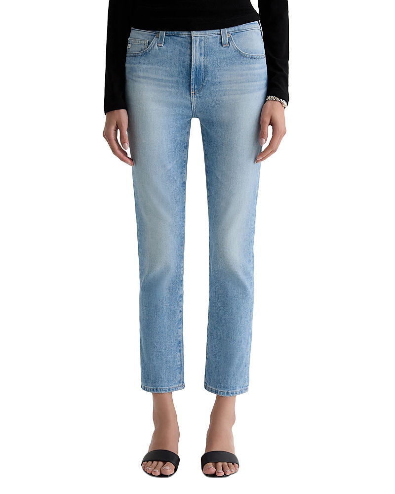 Ag Mari Mid Rise Slim Straight Crop Jeans in Cruiser