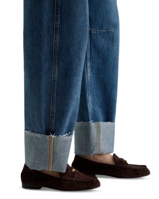 Mercer High Rise Cuffed Barrel Jeans in 11 Years Enrich