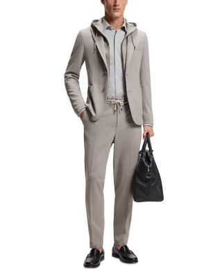 Hanry Slim Fit Jersey Sport Coat with Removable Hood