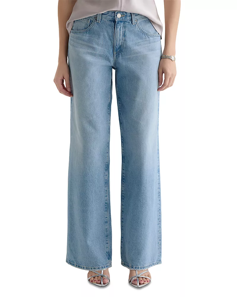 Ag Adria Low Rise Wide Leg Jeans in 17 Years Divergent