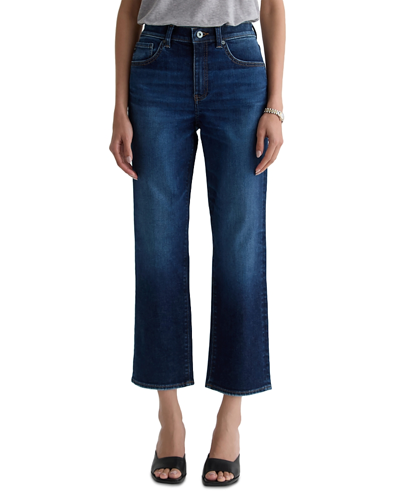 Ag Brinley Mid Rise Straight Crop Jeans in Outspoken