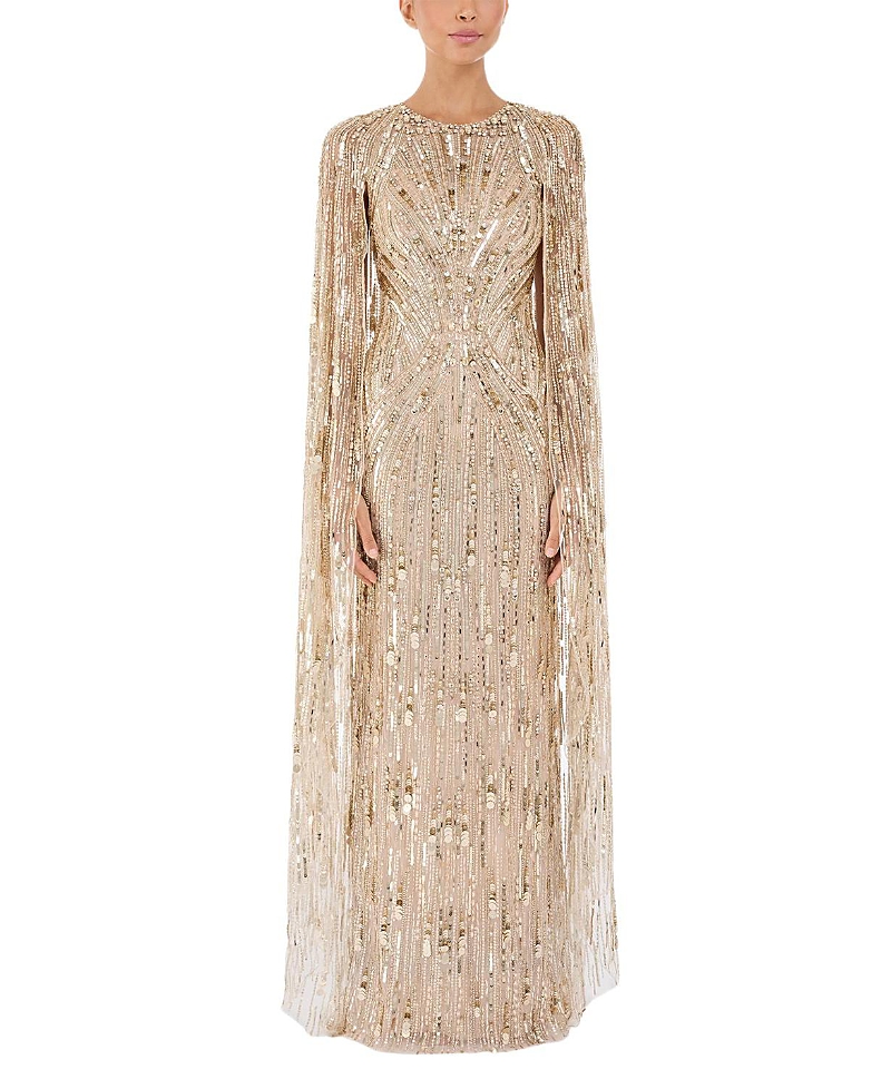 Jenny Packham Elio Sequin-Embellished Maxi Dress