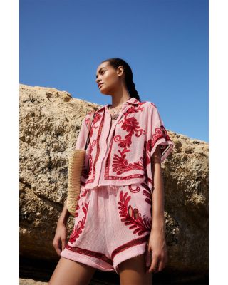 Arabesc Cover Up Blouse & Shorts