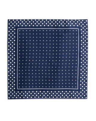 Geometric Dot Silk Pocket Square - Exclusive