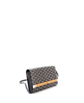 PM Monte Carlo Clutch with Strap Coated Canvas