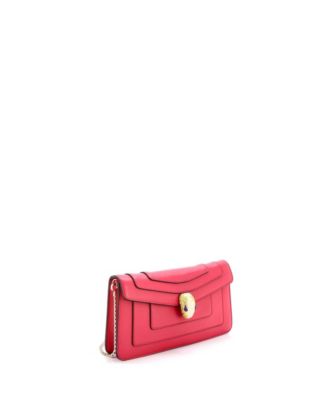 Serpenti Forever Chain Clutch Leather