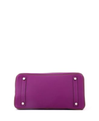 Birkin 30 Handbag Bicolor Swift with Palladium Hardware