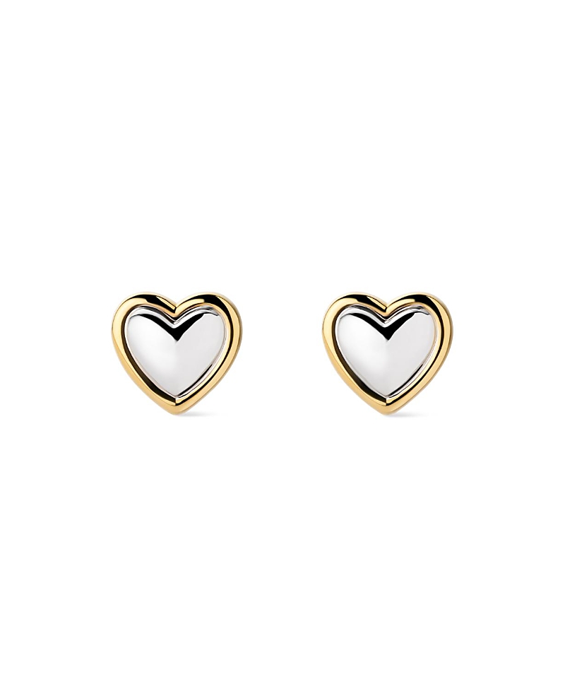 Ana Luisa Lev Stud Two Tone Earrings