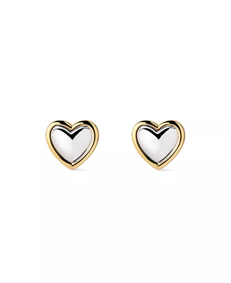 Ana Luisa Lev Stud Two Tone Earrings