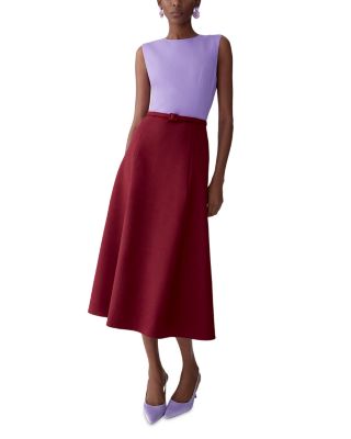 Sleeveless Colorblocked Dress