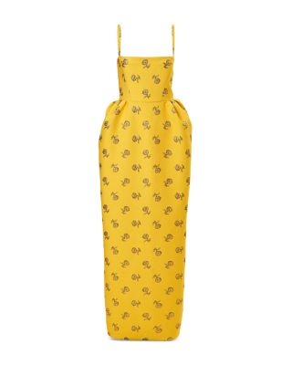 Square Neck Bell Skirt Dress