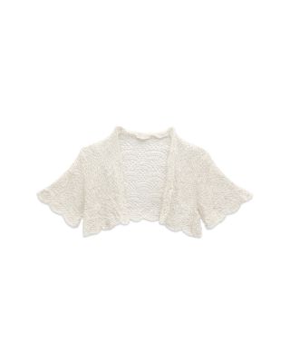 Girls' Elsie Open Crochet Shrug - Big Kid