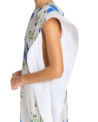 Envers Satin Asymmetrical Dress