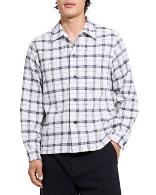 Plaid Button Down Overshirt 