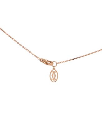  XS Cartier D'Amour Pendant Necklace 18K Rose Gold with Diamond, 16"