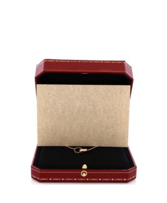  Love Interlocking Necklace 18K Rose Gold, 17.25"