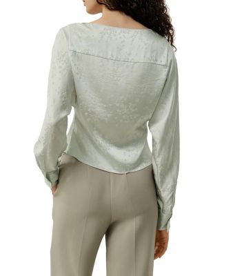  YING Jacquard Silk Blouse