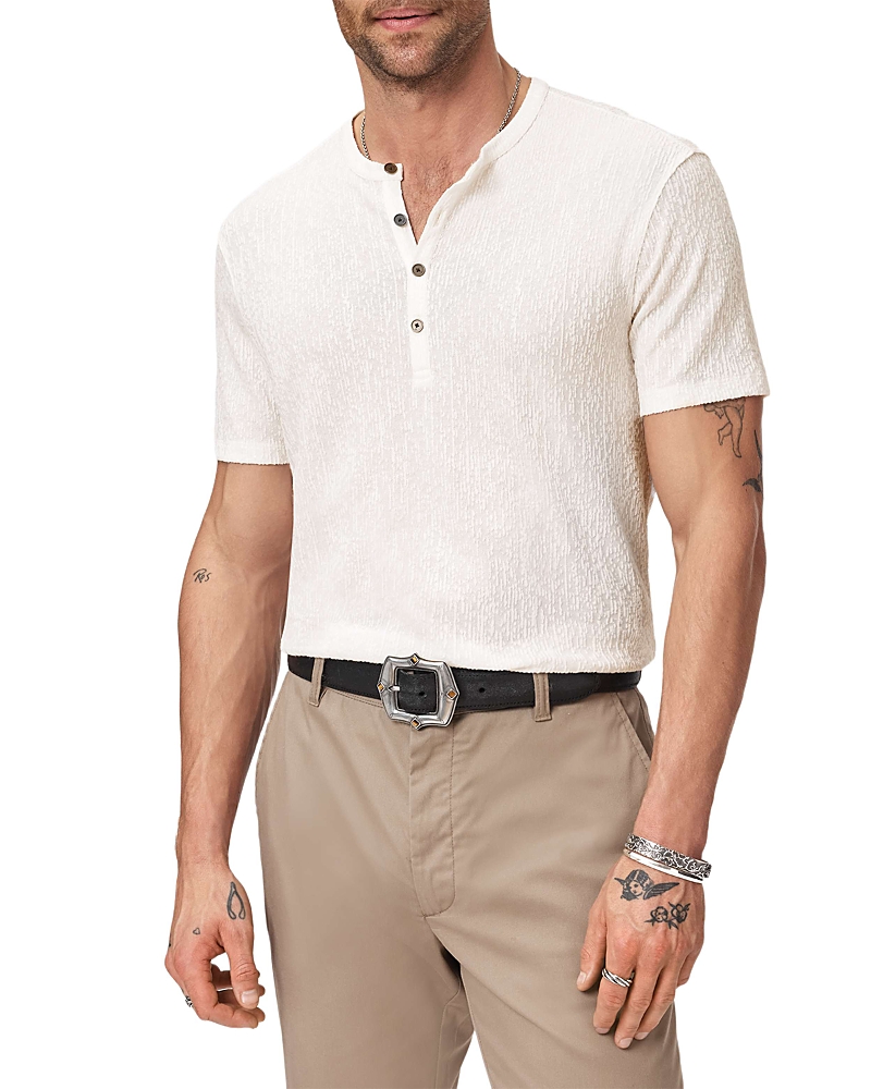 John Varvatos Egon Textured Henley T-Shirt