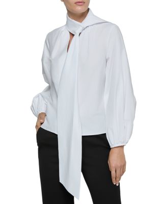 Deon Tie Neck Blouse