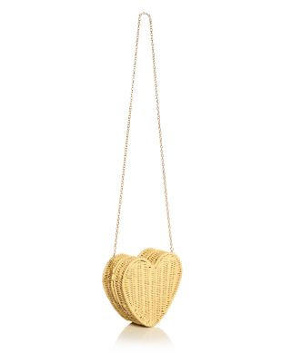 Wicker Heart Crossbody