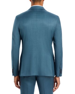 Dusty Green Solid Suit Jacket