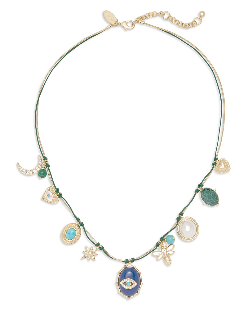 Ramy Brook Sienna Mixed Stone Charm Necklace, 17