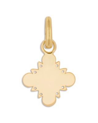 Charms Pav&eacute; & Imitation Pearl Sunburst Charm