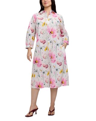 Esther 3/4 Sleeve Floral Dress