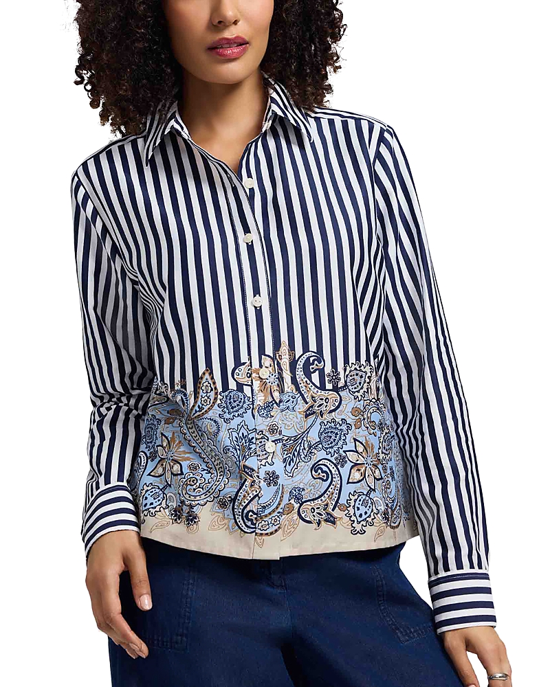 Foxcroft Jodie Mixed Print Shirt