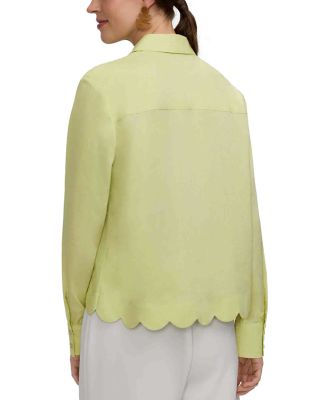 Scarlett Scallop Hem Shirt 