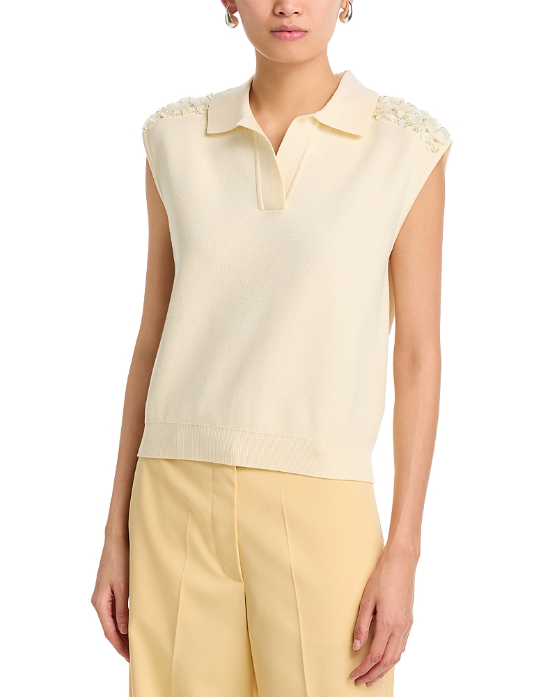 Essentiel Antwerp Sleeveless Polo Top