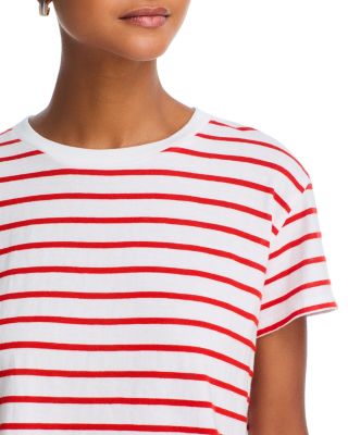 Stripe Boxy Crewneck Tee