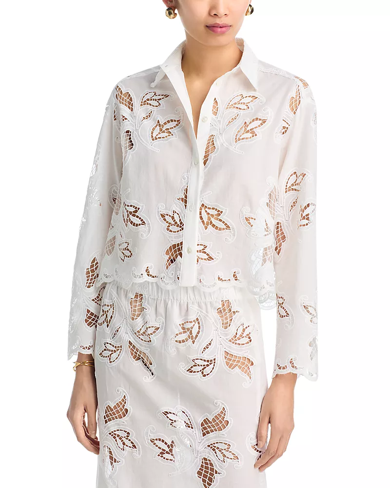 Cissa Long Sleeve Cropped Shirt